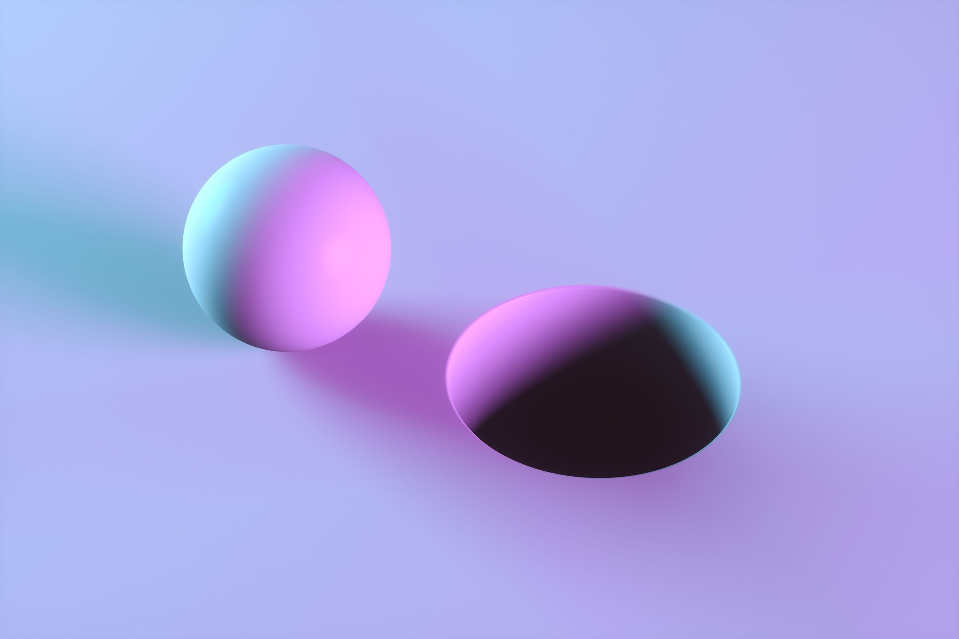 Sphere around a hole